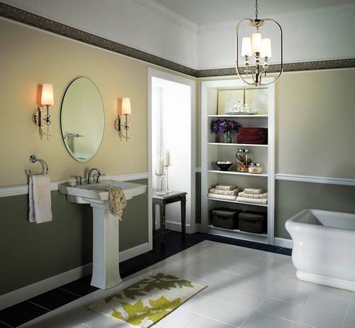 Бра для ванной комнаты (55 фото): светильники на стену, влагозащищенный настенный вариант в классическом стиле, античная бронза или полированная медь