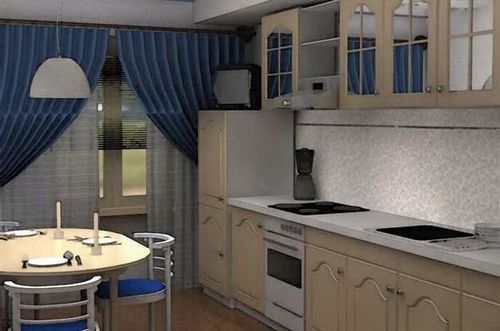 Дизайн прямоугольной кухни: фото интерьера кухни гостиной, планировка формы, расстановка мебели в маленькой кухне