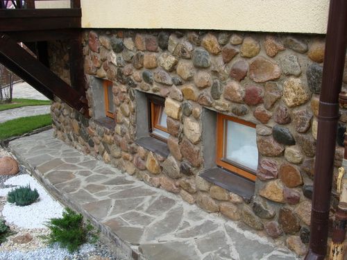 Фасадный камень - выбор, самостоятельное изготовление и укладка материала