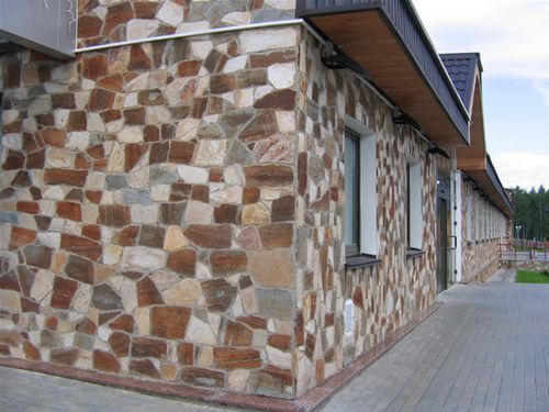 Фасадный камень - выбор, самостоятельное изготовление и укладка материала
