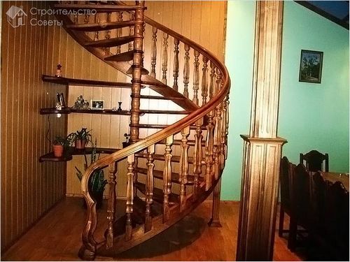 Как сделать лестницу на второй этаж своими руками (+фото)