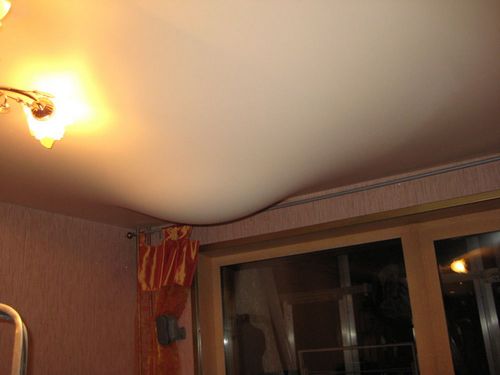 Как сделать тканевый потолок