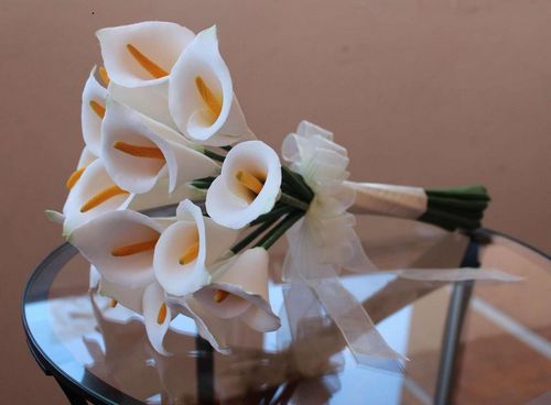 Каллы из фоамирана: мастер класс или МК, как сделать своими руками выкройку цветка