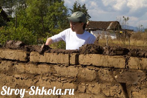 Кирпичи из глины и соломы своими руками: Строительство дома из самана