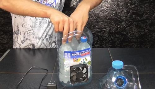 Кондиционер из пластиковых бутылок своими руками