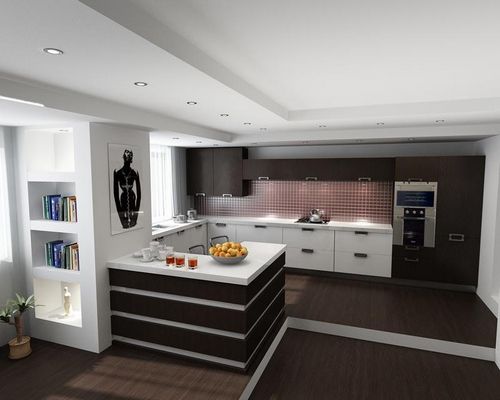 Кухня-гостиная 10 кв. м дизайн фото: 5 метровый интерьер