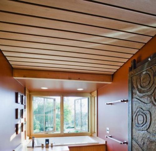 Потолки в ванной комнате - фото вариантов дизайна