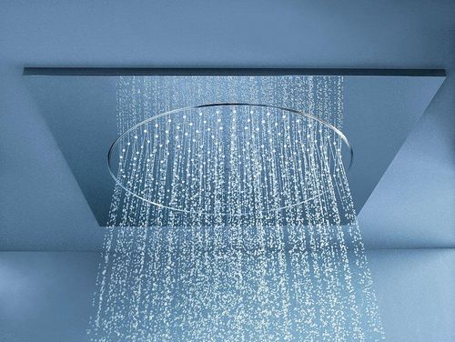 Верхний душ: встроенный потолочный и тропический, отзывы и потолок, лейка в стену и вертикальная душевая