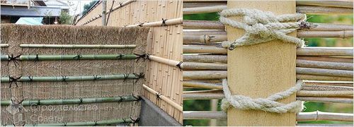 Забор из бамбука своими руками - изготовление бамбукового забора