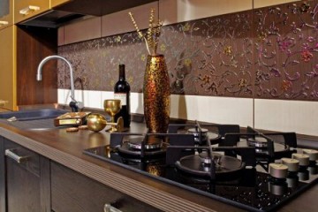 Керамическая плитка для кухни на фартук: фото, виды плитки