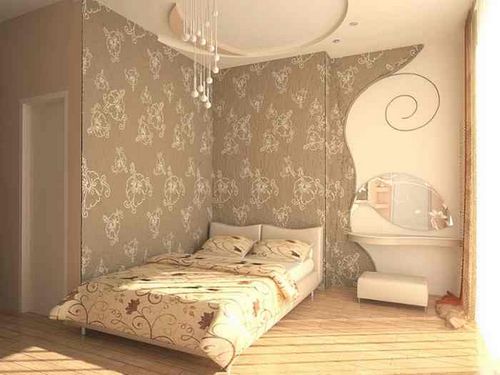 Комбинированные обои для спальни: покрытия для стен и над кроватью, дизайн, видео и фото