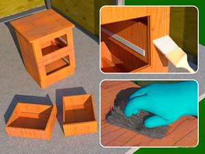 Краска для мебели из дерева: покрытия без запаха и другие, инструкция по окрашиванию, видео и фото