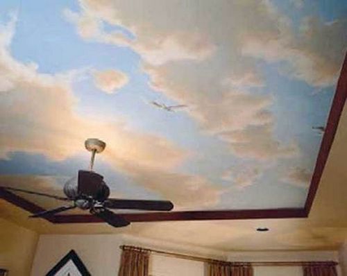 Обои облака для стен и фотообои на потолок: видео-инструкция по выбору, фото