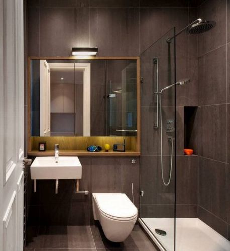 Планировка и дизайн для маленькой ванной комнаты площадью 3 м²