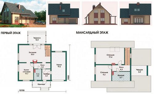Проекты домов из газосиликатных блоков под ключ: обзор планировок и чертежей, фото