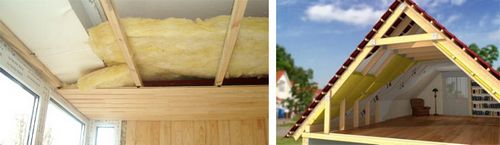 Утеплитель для потолка дома, квартиры и бани: характеристики, технология монтажа, цена за м2