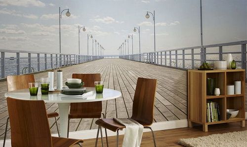 3D обои в интерьере: фото, идеи (обои, интерьер) 3D обои в интерьере: фото, идеи
