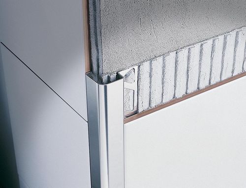 Алюминиевый уголок для плитки: наружный профиль, плиточный угол, установка внутреннего при укладке