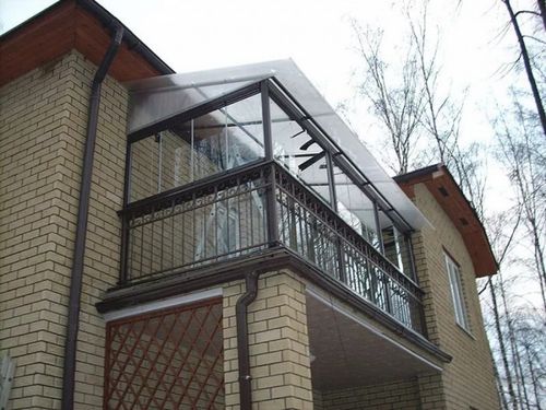Балкон на крыше дома (балкон, создание, дом) Балкон на крыше дома