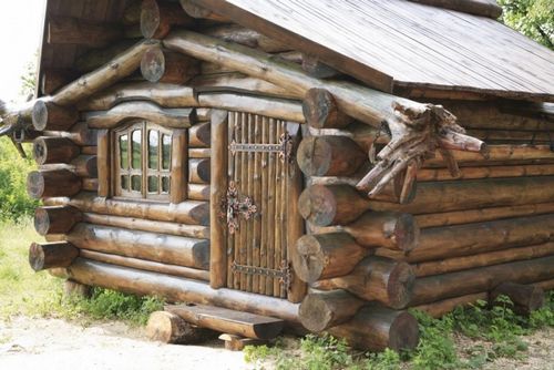 Бани из оцилиндрованного бревна (бревно, баня, фундамент) Бани из оцилиндрованного бревна