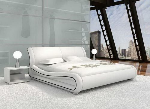 Белые двуспальные кровати (43 фото): металлическая или деревянная, висячая с занавеской, как выбрать, отзывы