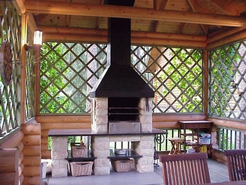 Беседка с мангалом + проекты, фото (беседка, мангал, стоить) Беседка с мангалом + проекты, фото