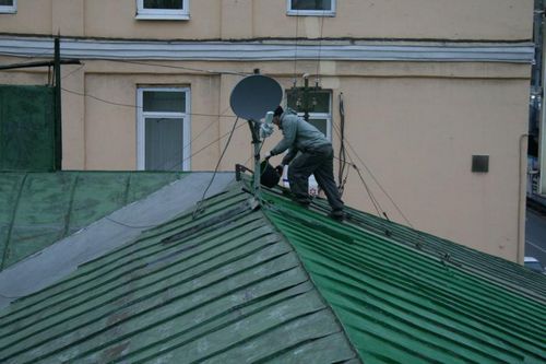 Чем покрасить оцинкованную крышу. (краска, крыша) Чем покрасить оцинкованную крышу.