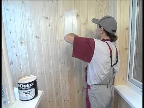 Чем покрасить вагонку внутри дома: фото, видео инструкция
