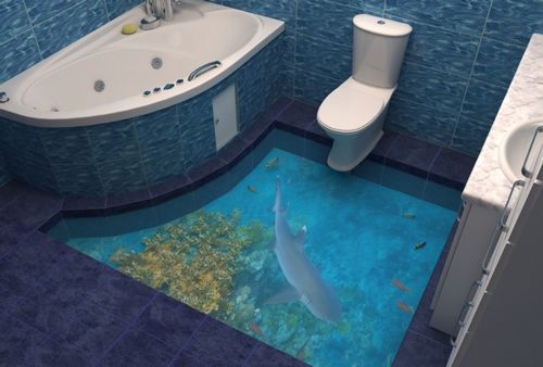 Декоративные наливные полы 3d: фото в интерьере (наливной, покрытие) Декоративные наливные полы 3d: фото в интерьере