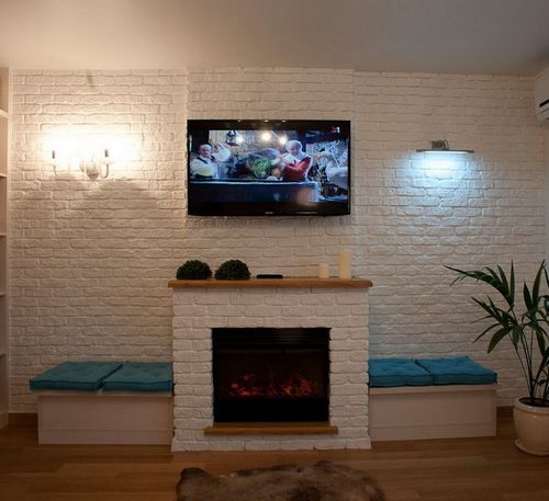 Декоративный камень в интерьере: 20 фото