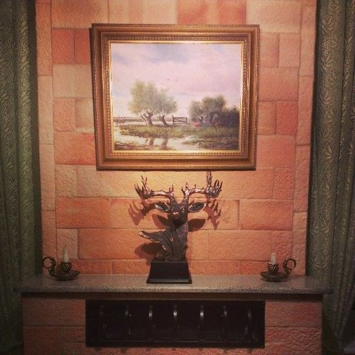 Декоративный камень в интерьере: 20 фото