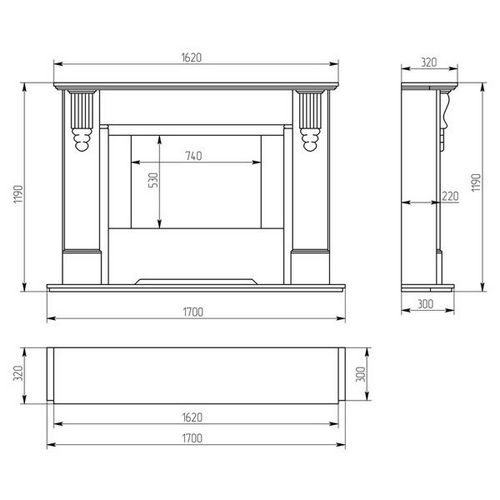 Декоративный камин своими руками: фото, чертеж, видео инструкция