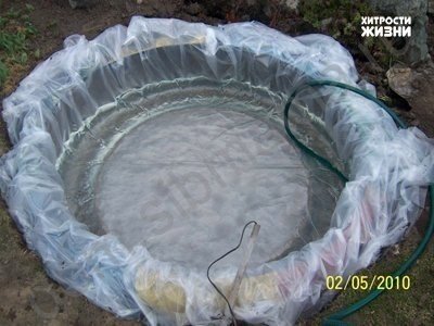 Декоративный пруд из старой покрышки: Дизайн дачного участка! (пруд, покрышка) Декоративный пруд из старой покрышки: Дизайн дачного участка!