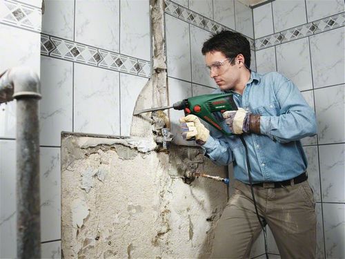 Демонтаж плитки: как аккуратно снять кафельное изделие со стены из гипсокартона, как убрать старую керамическую плитку