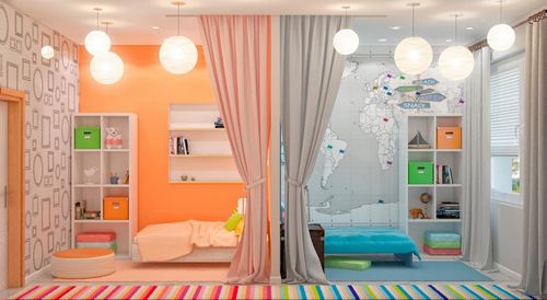 Детские спальни для мальчиков: дизайн для подростков, фото интерьера для двух, для девочки мебель и для маленького