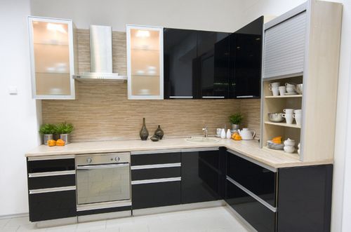 Дизайн черно-белой кухни - 15 стильных фото