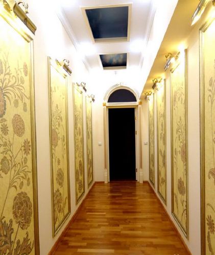 Дизайн длинного коридора, 96 фото 