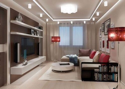 Дизайн гостиной в хрущевке: проходная гостиная, интерьер комнат, фото (гостиная, комната) Дизайн гостиной в хрущевке: проходная гостиная, интерьер комнат, фото