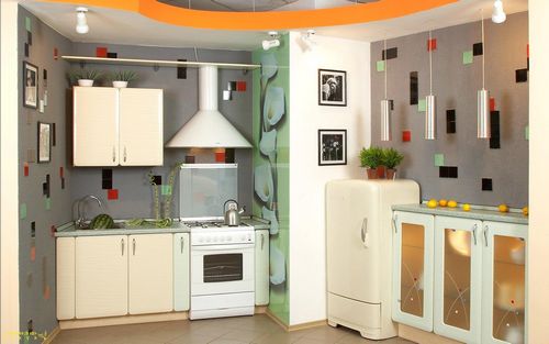 Дизайн интерьера кухни в частном доме, фото. Летняя кухня в бревенчатом доме 