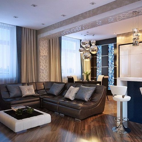 Дизайн интерьера маленькой квартиры: 20 фото идей