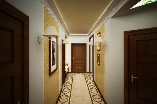 Дизайн коридора в квартире комбинированными обоями (69 фото): как скомбинировать в прихожей два вида цветов, варианты поклейки (обои, стен, коридор) Дизайн коридора в квартире комбинированными обоями (69 фото): как скомбинировать в прихожей два вида цветов, варианты поклейки