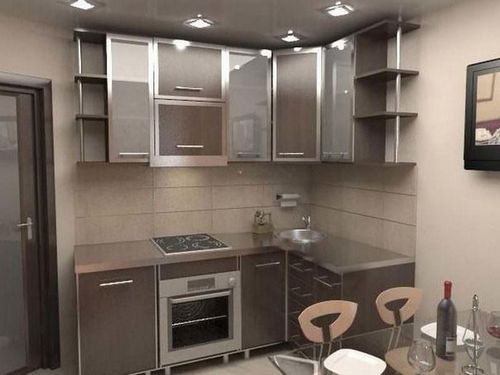 Дизайн кухни 8 кв м фото: планировка интерьера с холодильником, ремонт и отделка, варианты угловые (кухня, мебель) Дизайн кухни 8 кв м фото: планировка интерьера с холодильником, ремонт и отделка, варианты угловые