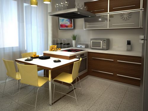 Дизайн кухни 9 кв м: угловые, планировки с балконом и другие, проект, видео и фото