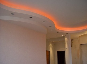 Дизайн потолков из гипсокартона в зале, фото и варианты оформления (потолок, зал) Дизайн потолков из гипсокартона в зале, фото и варианты оформления