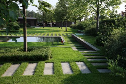 Дизайн сада и огорода в частном доме (57 фото): ландшафтный дизайн декоративных грядок, декор современных дворов