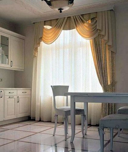 Дизайн тюли для кухни - новинки 2018 года (70 фото): современный стиль (тюль, кухня, стиль) Дизайн тюли для кухни - новинки 2018 года (70 фото): современный стиль