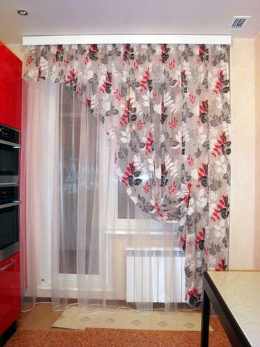 Дизайн тюли для кухни - новинки 2018 года (70 фото): современный стиль (тюль, кухня, стиль) Дизайн тюли для кухни - новинки 2018 года (70 фото): современный стиль
