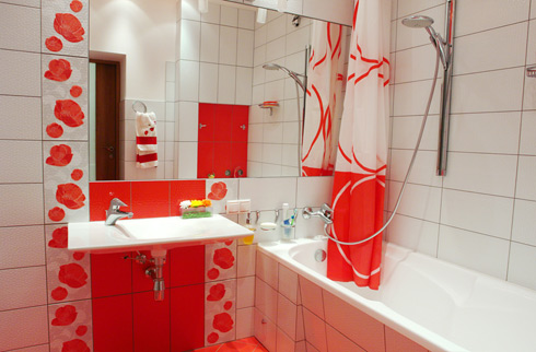 Дизайн ванной комнаты 6 кв м: идеи интерьера потолка и штор в стиле прованс и модерн