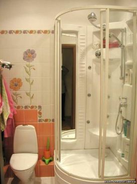 Дизайн ванной комнаты и туалета: пример оригинального совмещенного санузла в зd