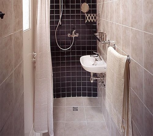 Дизайн ванной комнаты с душевой кабиной: интерьер маленького помещения